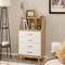 Costway 3-Cube Chest of Drawers Storage Organizer 4-Drawer Dresser with Countertop